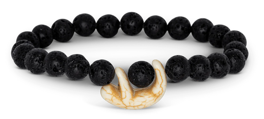 Lava Stone Sloth Bracelet