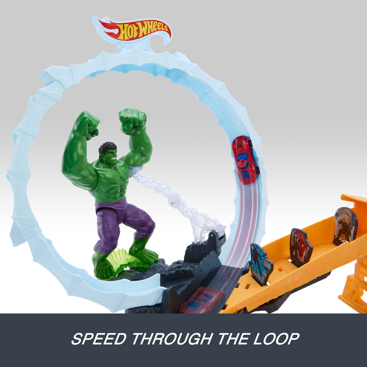 Spider-Man & Hulk HW Slam Launch Set