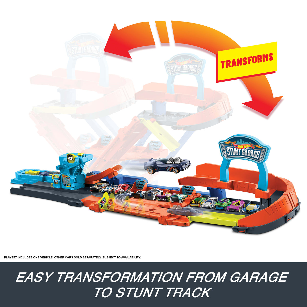 HW Transforming Stunt Garage