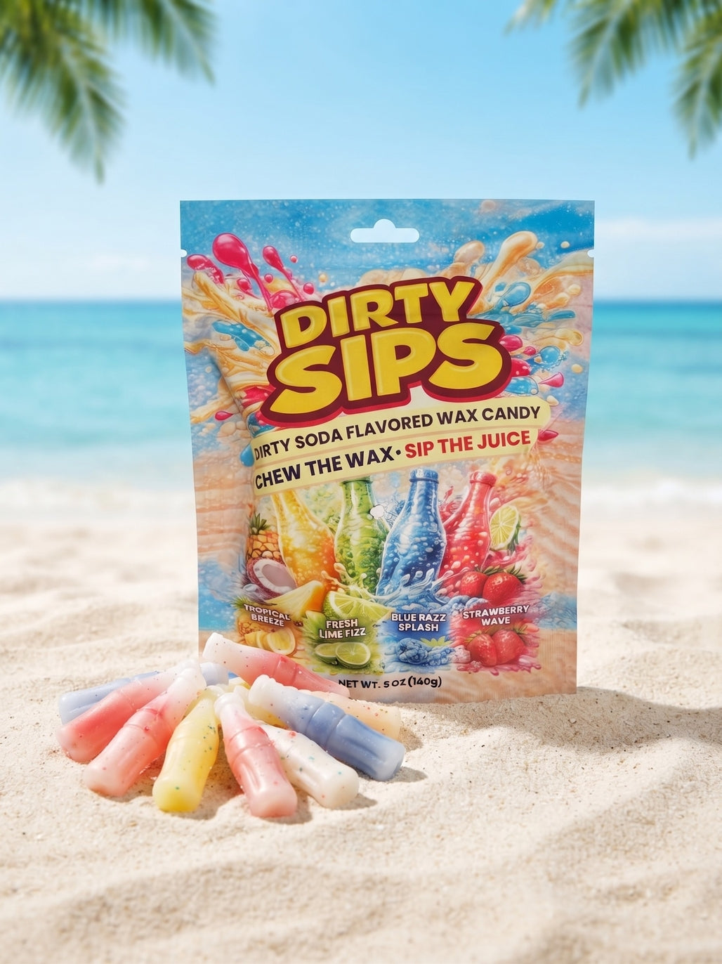 Dirty Soda Wax Bottle Candy
