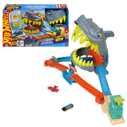 HW City Shark Chomp Beach Set