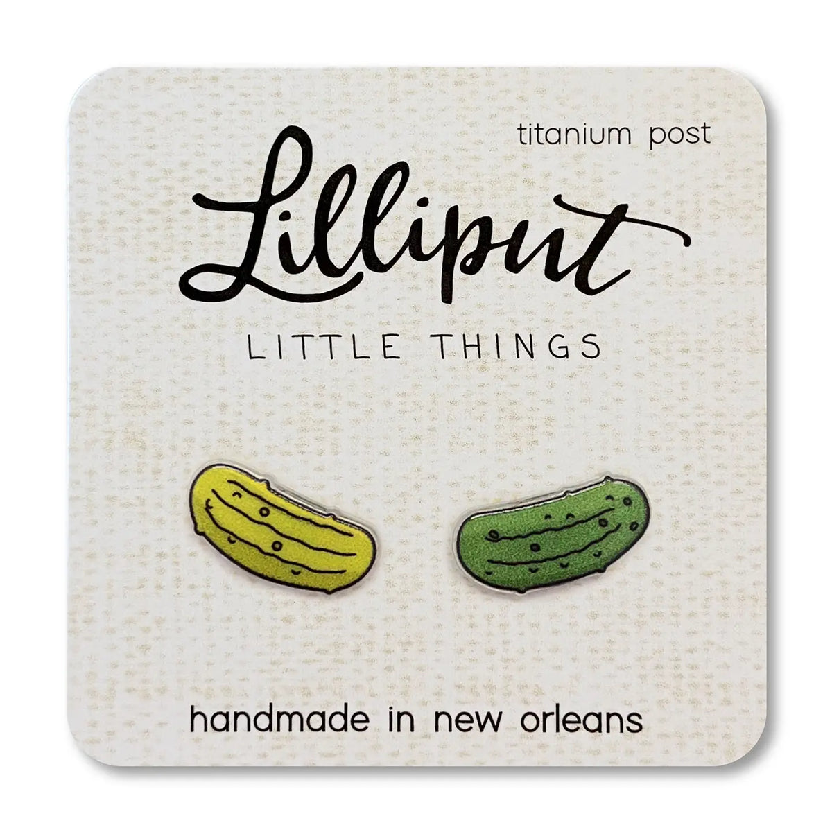 Pickle Earrings
