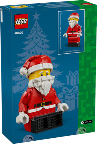 Upscaled Santa Minifigure