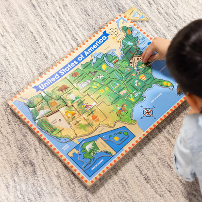 USA Map Sound Puzzle
