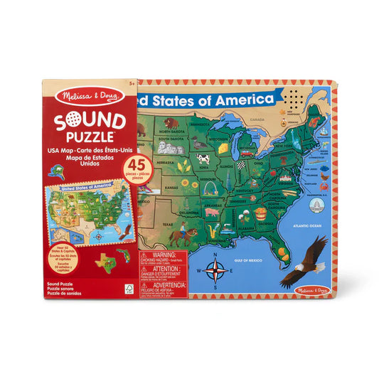 USA Map Sound Puzzle