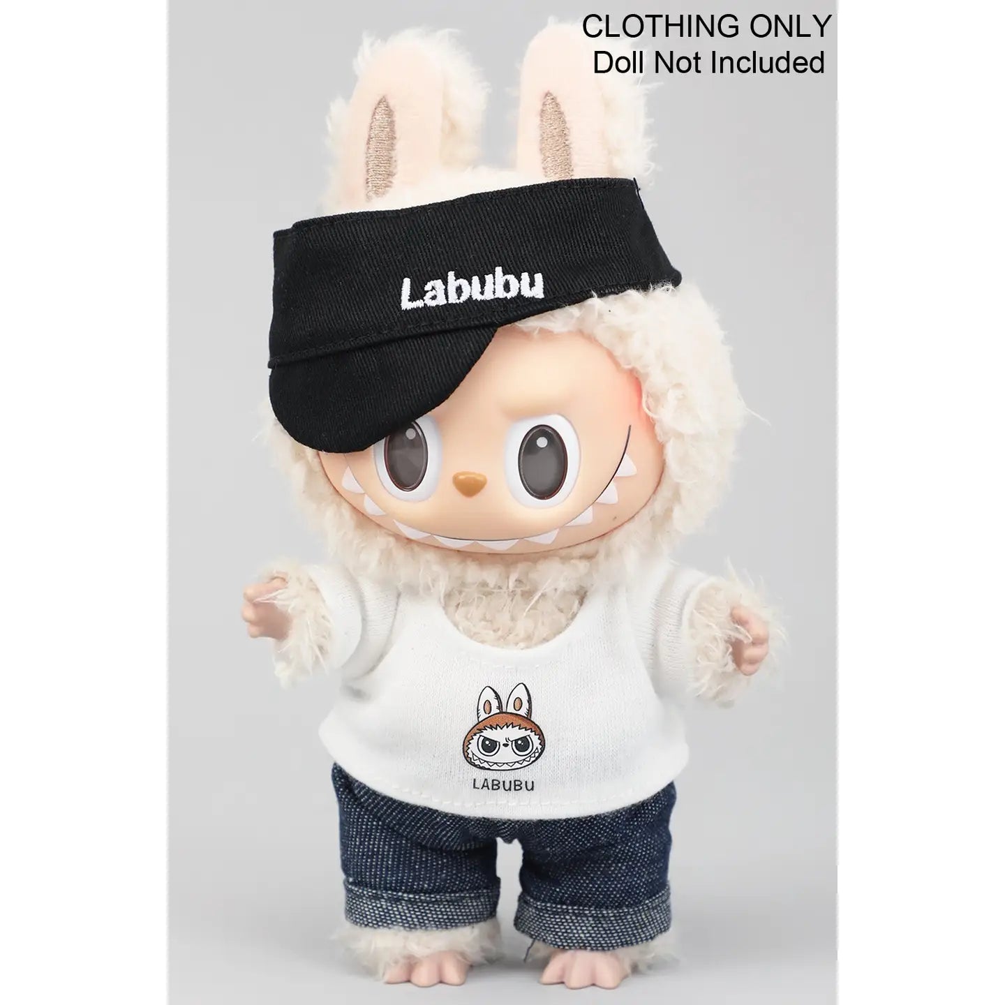 Labubu Shirt & Jeans White