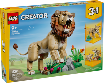 Majestic Lion Wild Animals