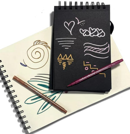 Color Sheen Metallic Colored Felt Tip Markers