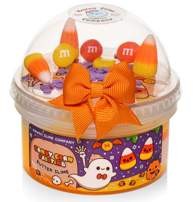 Kawaii Candy Corn Frosting Butter Slime