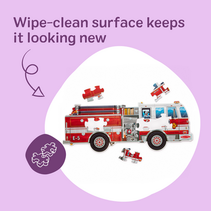 Giant Firetruck Floor Puzzle