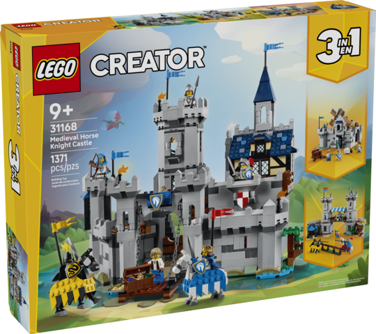 Medieval Horse Knight Castle