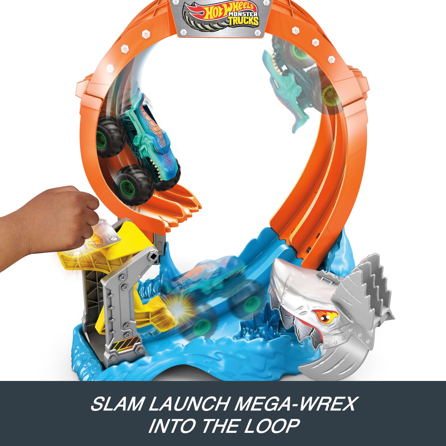 HOT WHEELS™ Monster Trucks SPIRAL SHARK SMASH™