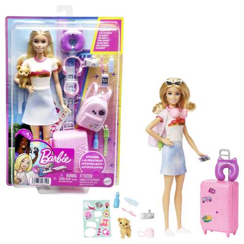 Barbie Travel Doll Set
