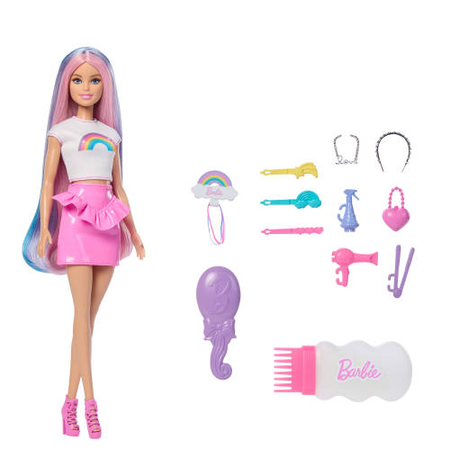 Barbie® Rainbow Sparkle Hair Doll