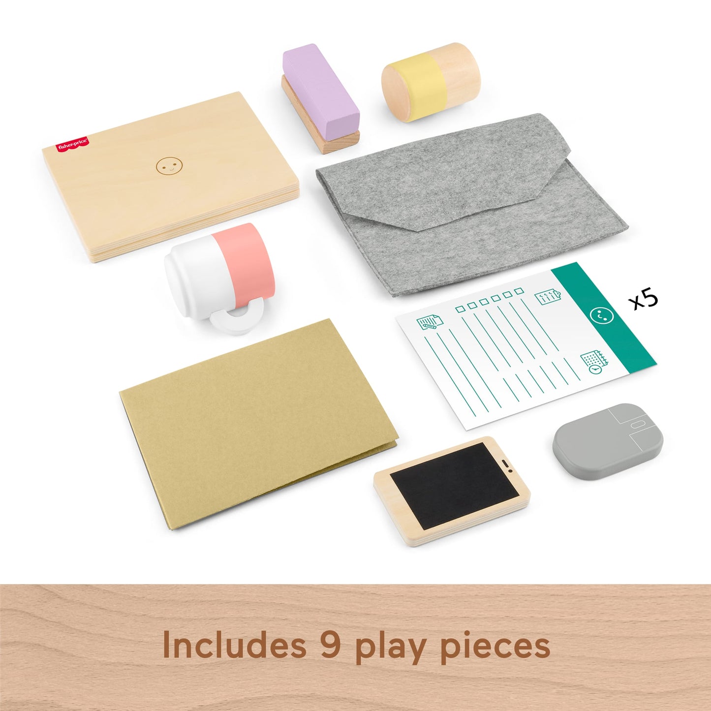 Fisher-Price® Wooden Work From Home Set