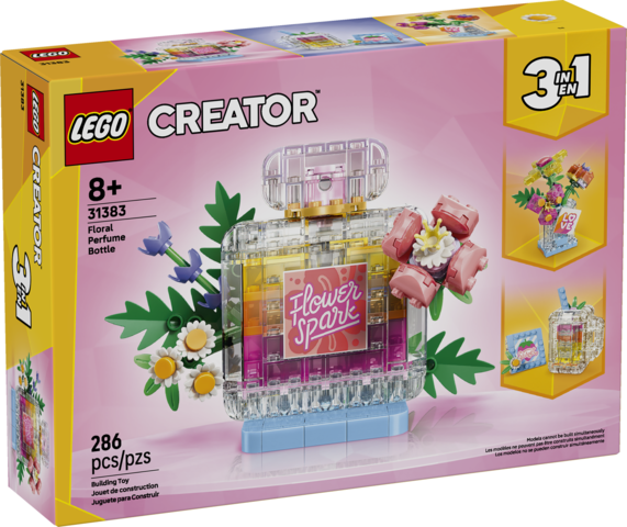 Floral Perfume Bottle