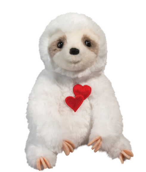 Tobie Sloth W/Hearts