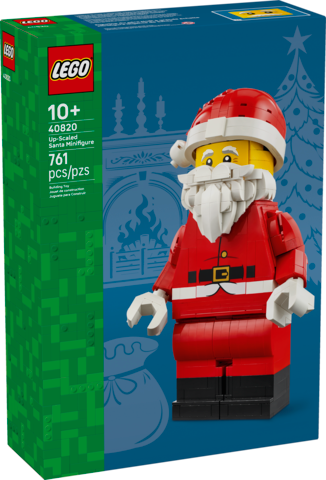 Upscaled Santa Minifigure
