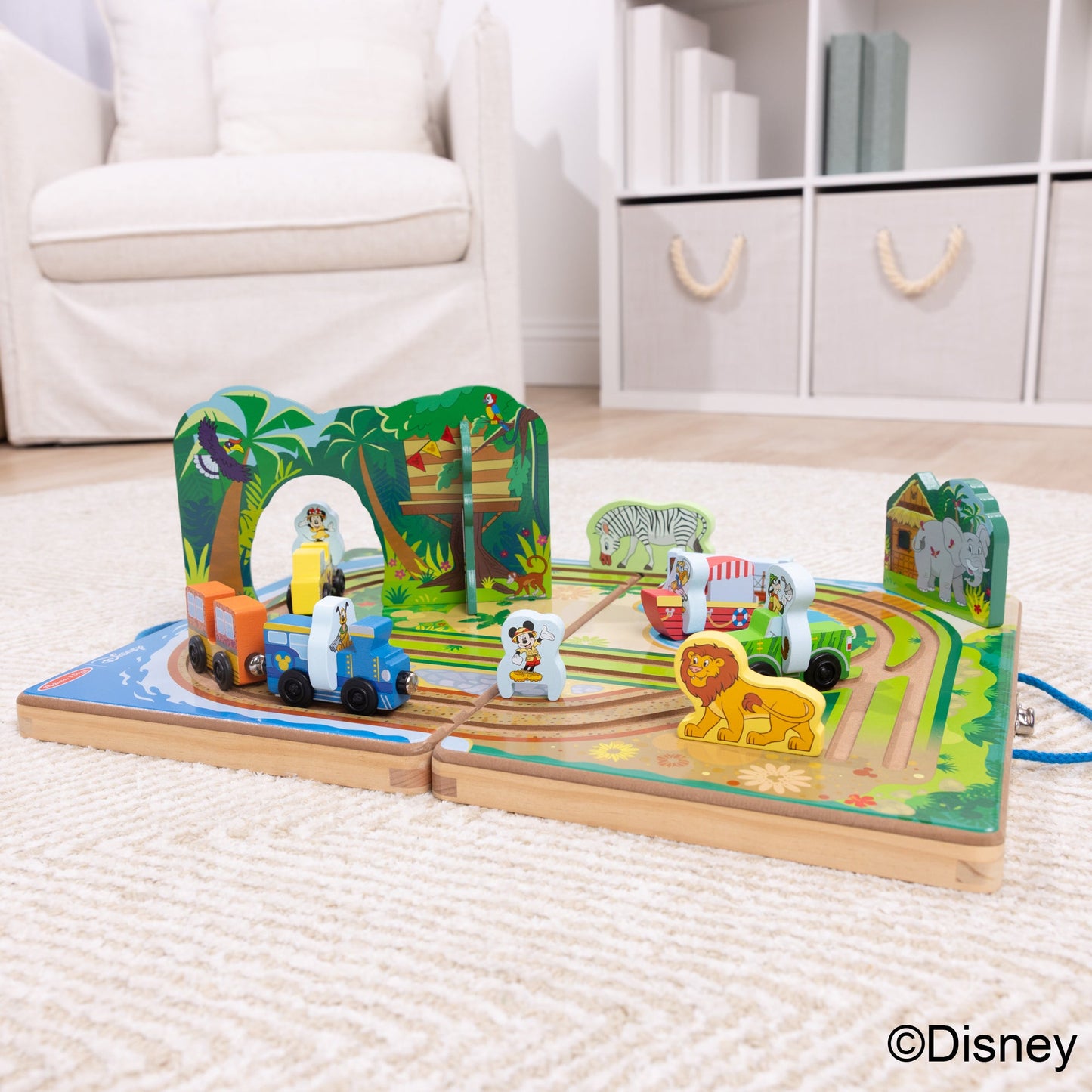 Disney Take-along Safari Wooden Play Set