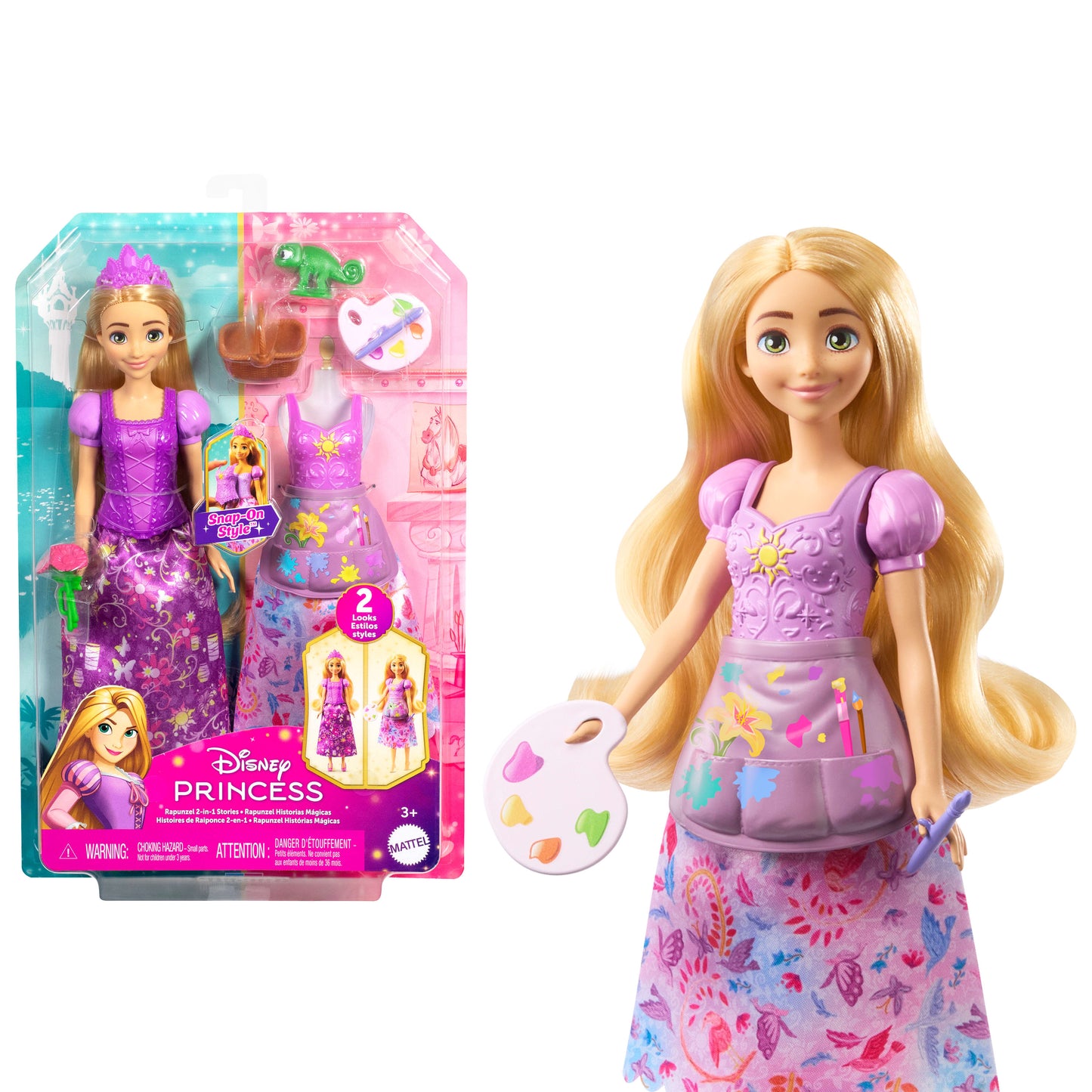 Rapunzel 2-in-1 Doll