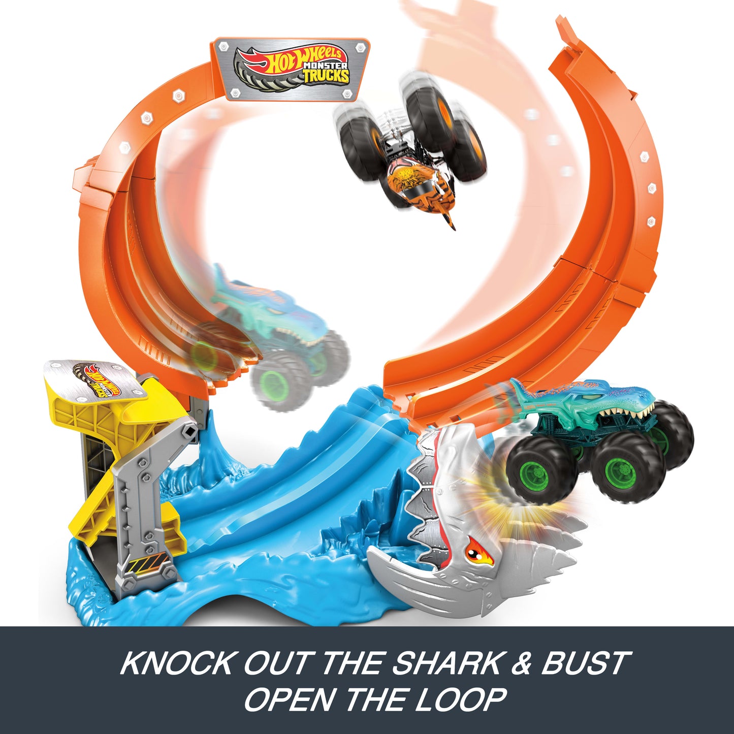 HOT WHEELS™ Monster Trucks SPIRAL SHARK SMASH™