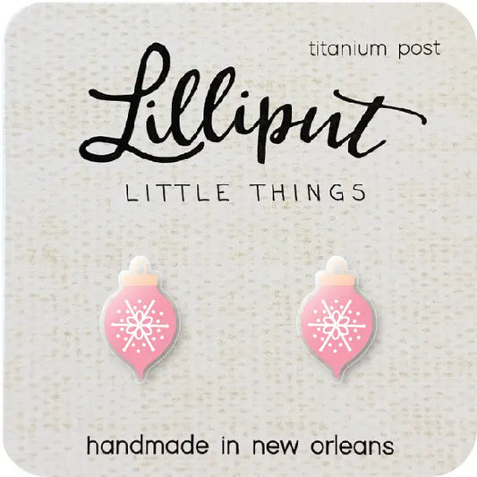 Pink Ornament Earrings