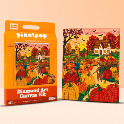 Fall Diamond Art Kit Pumpkin Patch