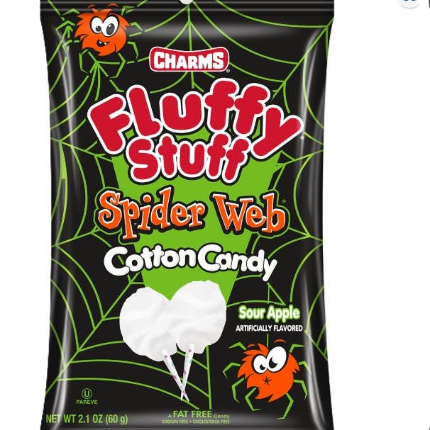 Fluffy Stuff Spider Web Cotton Candy