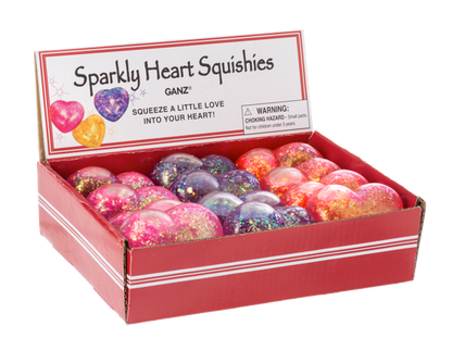 Sparkly Heart Squishies