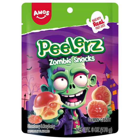 Amos Halloween Peelerz Gummy Zombie Snacks