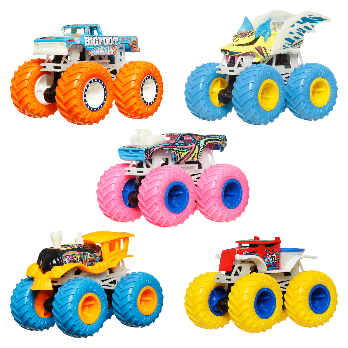 HW Monster Trucks Glow in the Dark