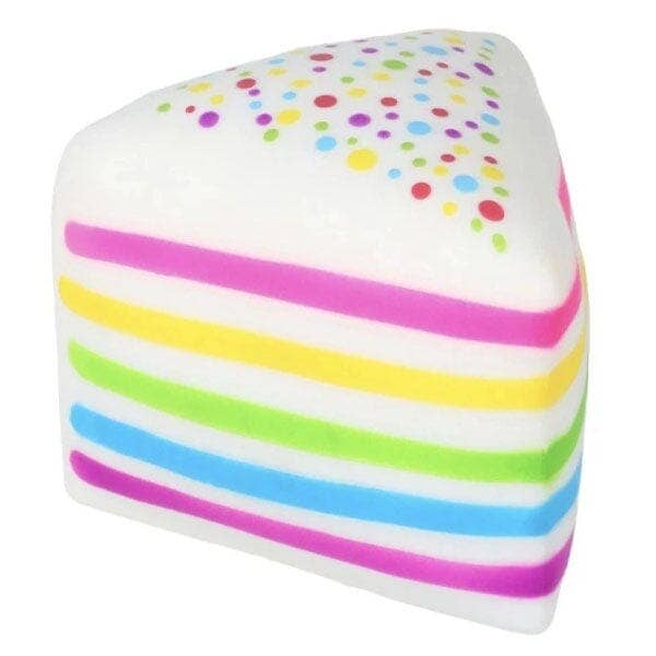 Giant Rainbow Cake Slice Squishy RMS® SmushMart™