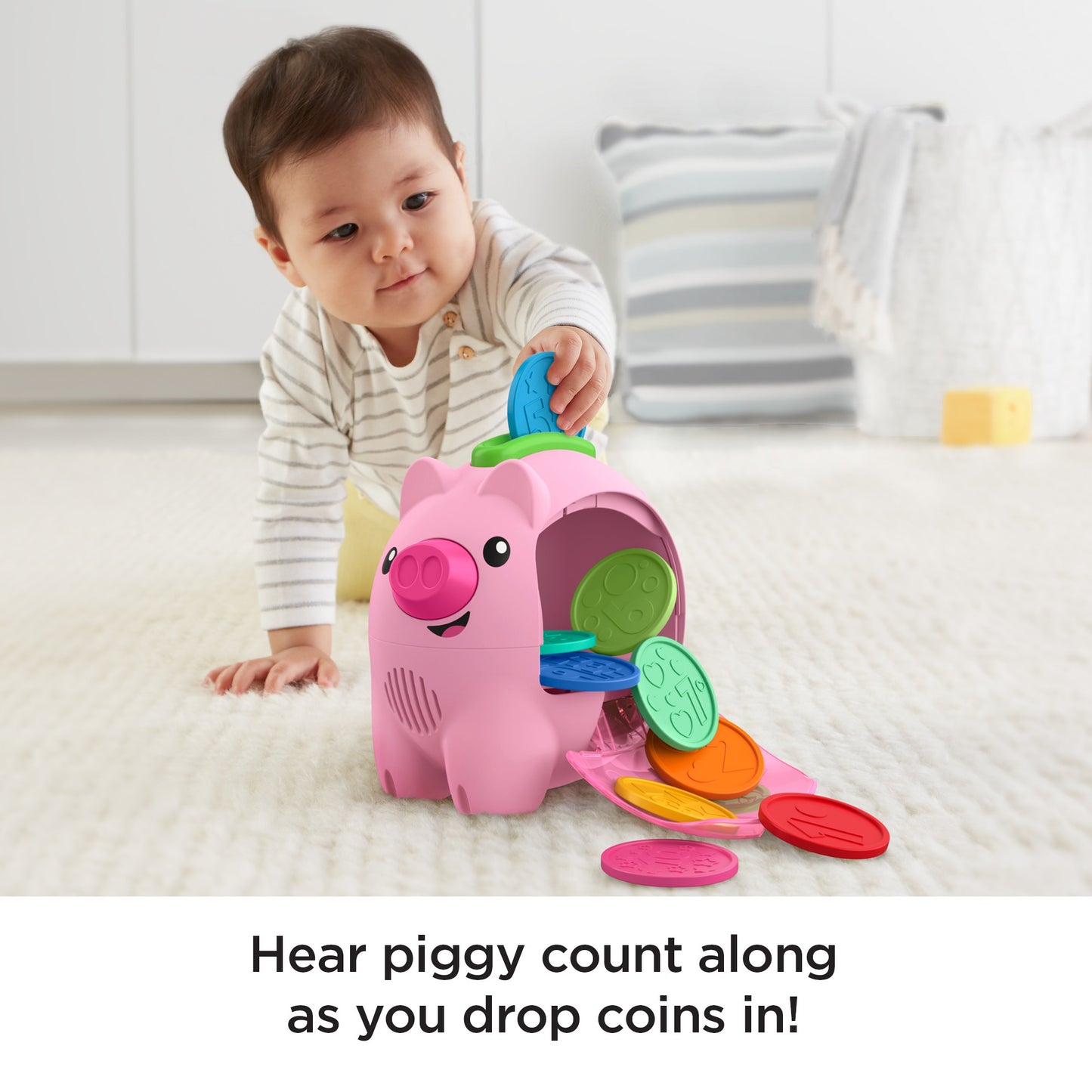 Fisher-Price® Laugh & Learn® Count & Rumble Piggy Bank