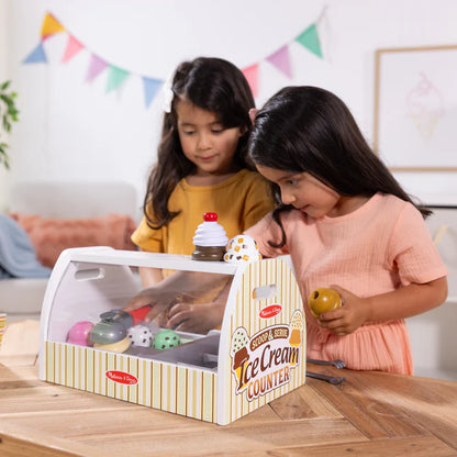 Scoop & Serve Ice Cream Counter Play Set