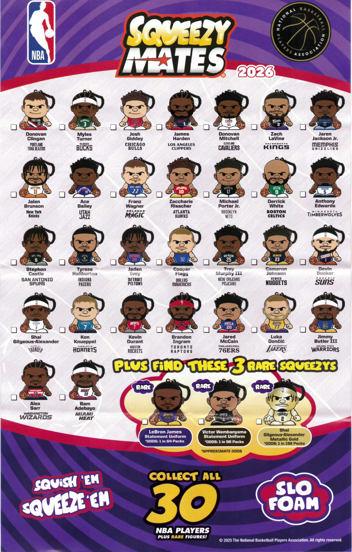 NBA SqueezyMates 2026