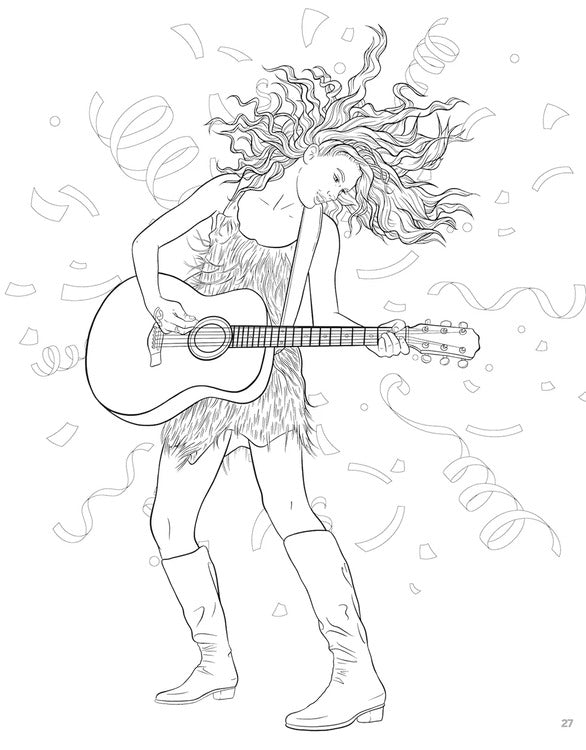 Taylor Swift Color Activity Book