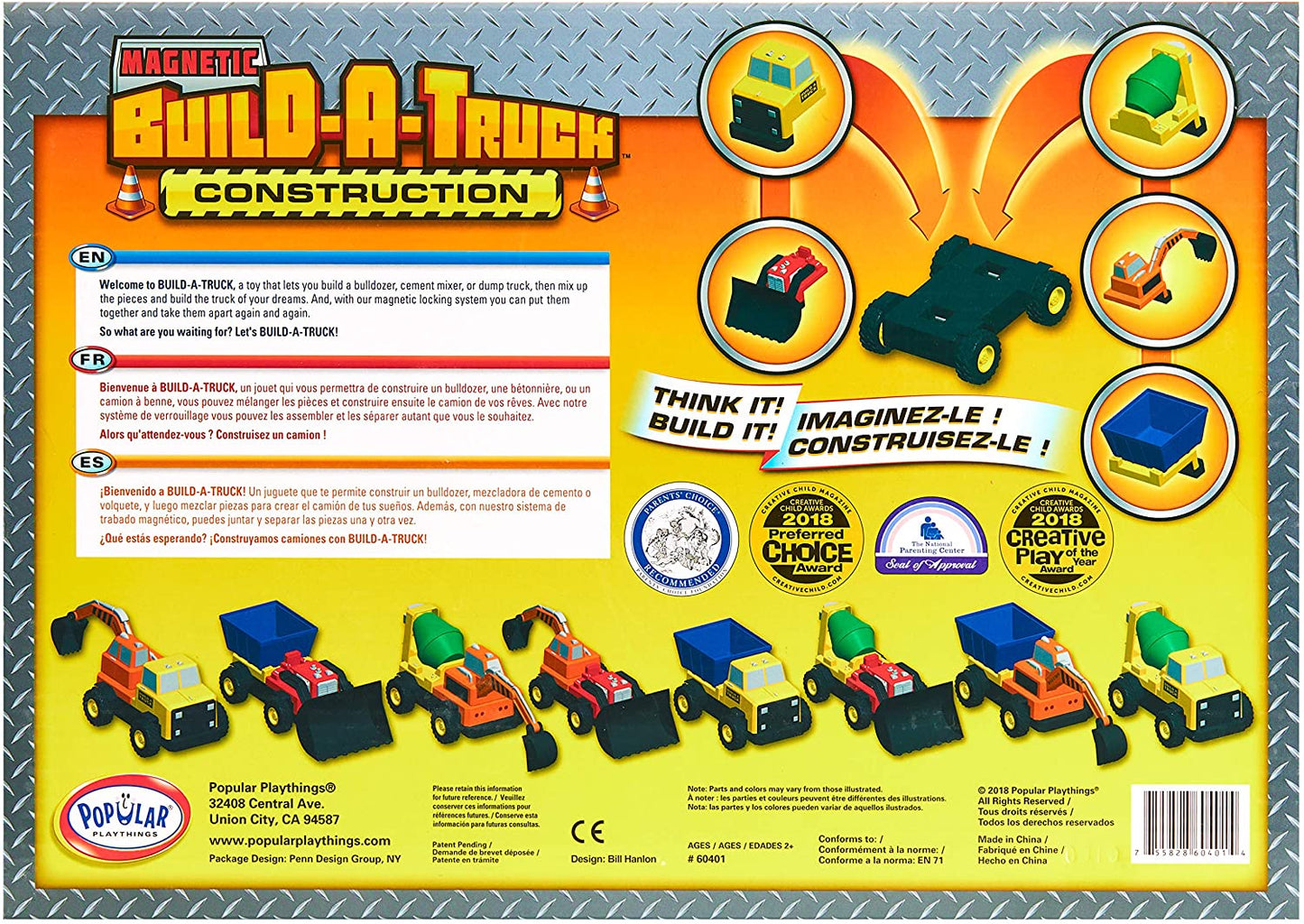 Magnetic Build-a-Truck