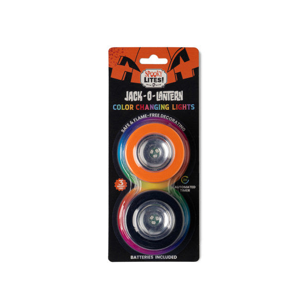 Jack-O-Lantern Color Changing Lights