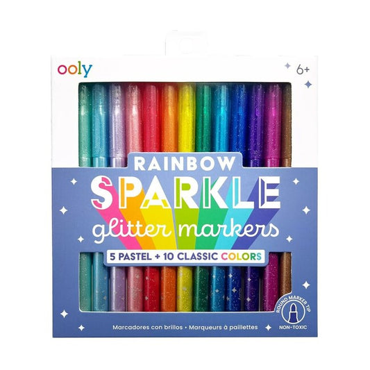 Rainbow Sparkle Markers