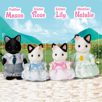 Calico Tuxedo Cat Family