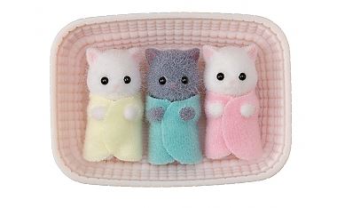 Calico Critters Persian Cat Triplets