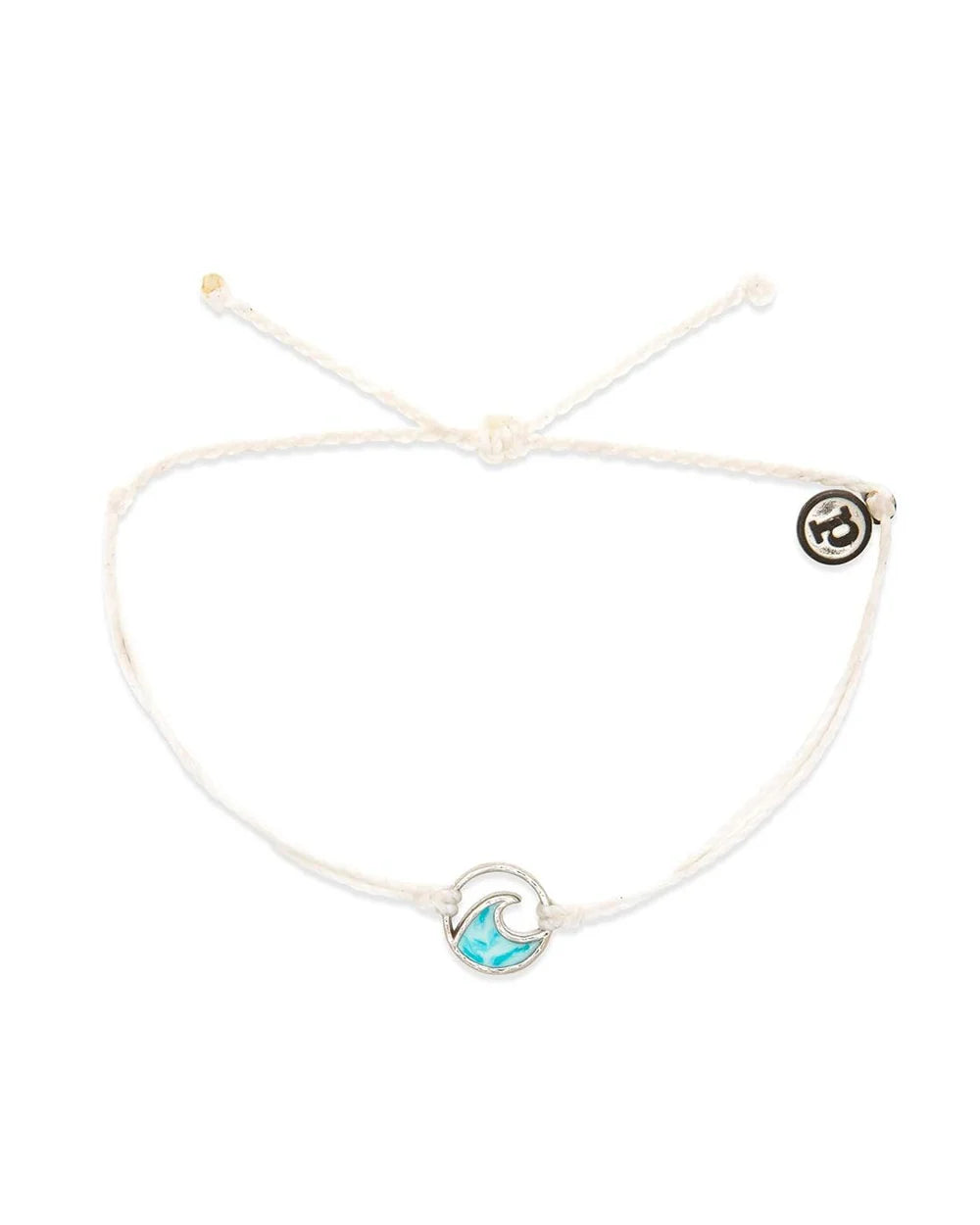 Ombre Wave Charm Bracelet White