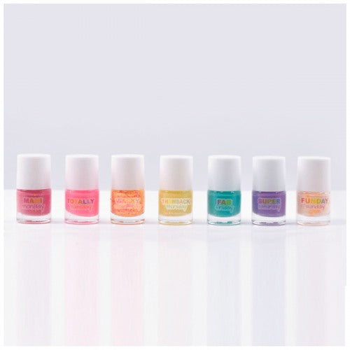 Days of Week Nail Polish