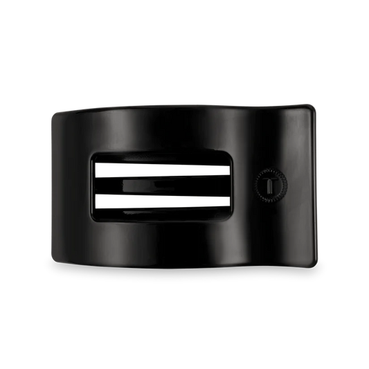 Jet Black Medium Rectangle Flat Clip