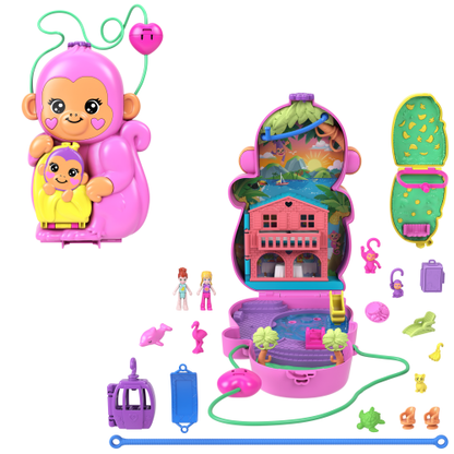 POLLY POCKET™ Momma Monkey & Baby