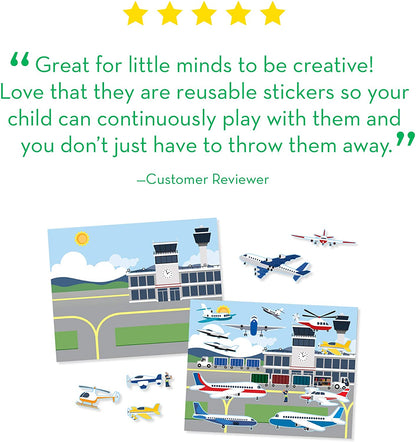 Vehicles Reusable Sticker