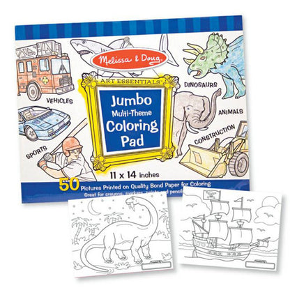 Jumbo Blue Coloring Pad