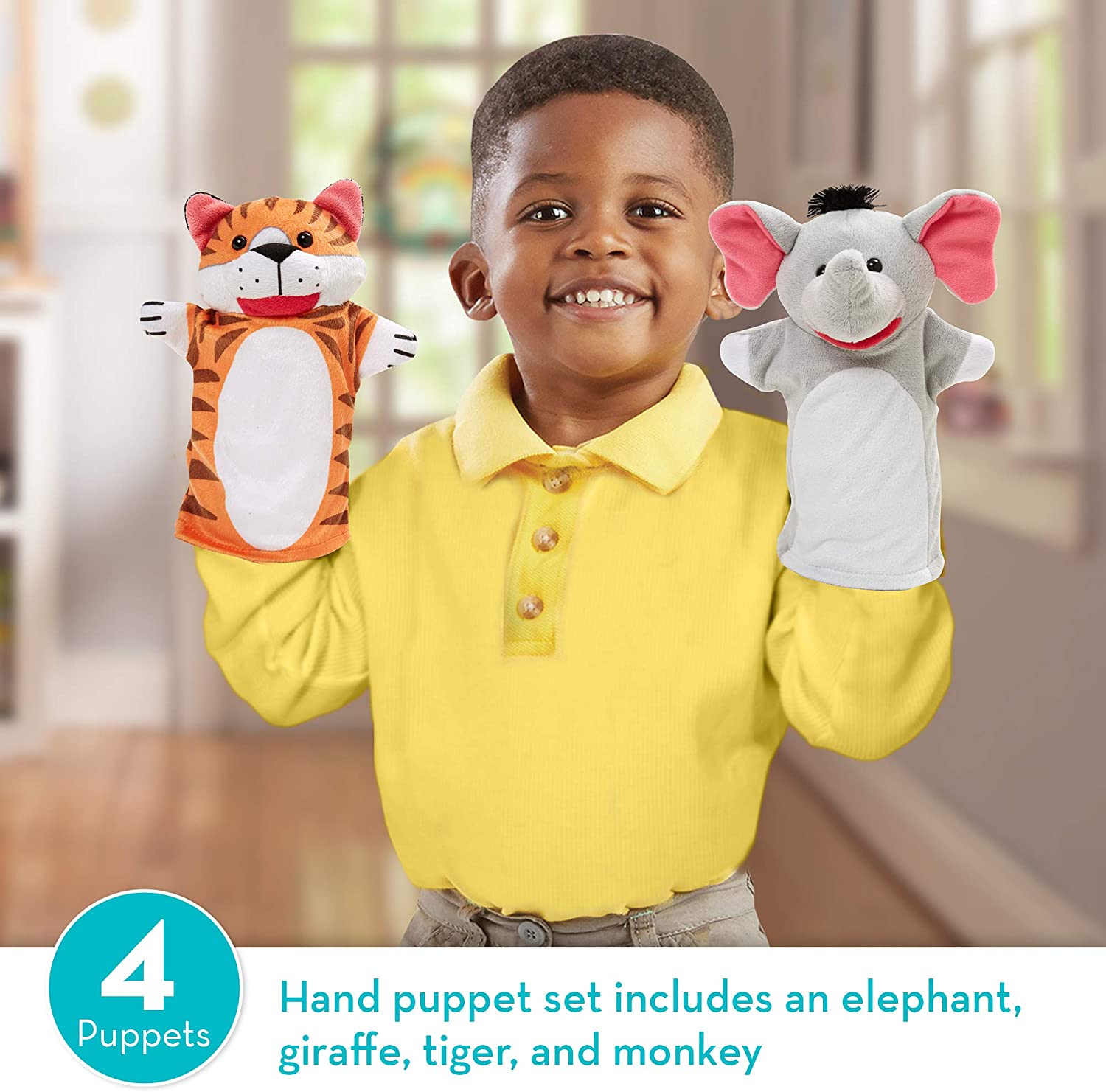 Zoo Friends Hand Puppets