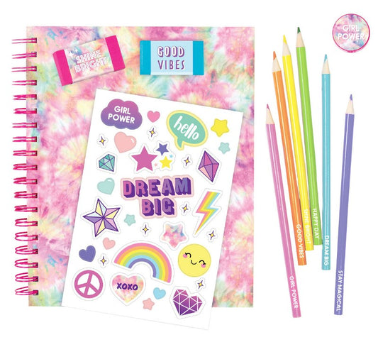 Pastel Tiedye Sketch