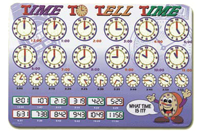Telling Time Placemat